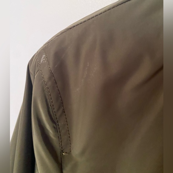 Mackage Mens Army Green Bomber Jacket - New Without Tag - Picture 8 of 10